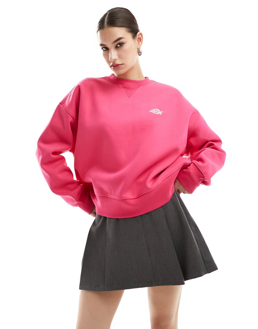 Dickies summerdale sweatshirt in dark pink