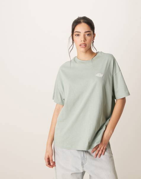 Dickies - Summerdale - T-shirt oversize - Vert clair - view 1