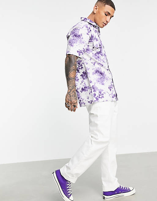 Dickies Sunburg short sleeve shirt in purple