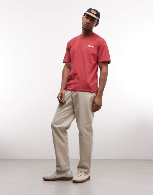 Dickies Sunflower back print t-shirt in red - exclusive to ASOS, 2 of 5