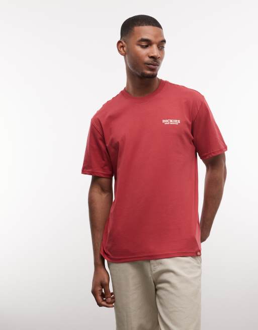 Dickies Sunflower back print t-shirt in red - exclusive to ASOS, 3 of 5