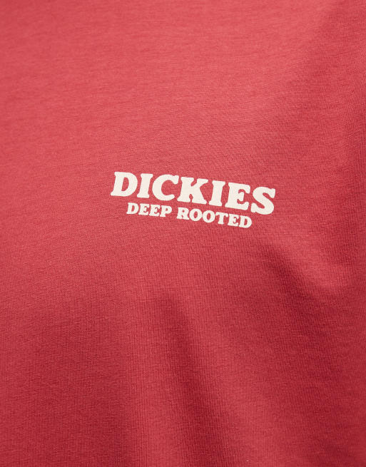 Dickies Sunflower back print t-shirt in red - exclusive to ASOS, 4 of 5