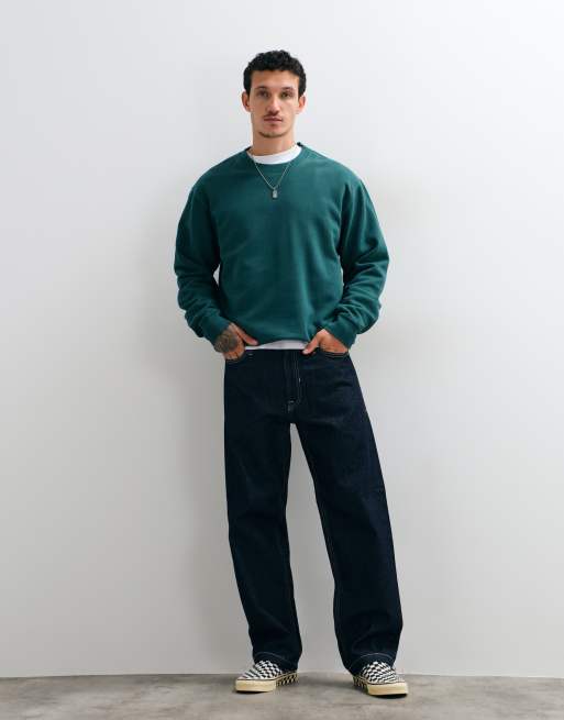 Dickies Sutcliffe sweatshirt in dark green, 2 of 5
