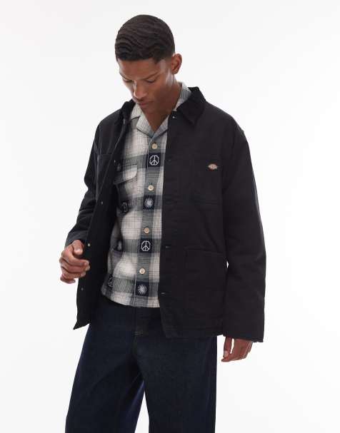 Dickies – Svart, fodrad chore-jacka i canvas - view 1