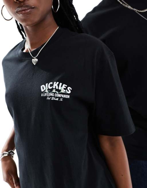 Dickies – Svart t-shirt med fågeltryck baktill, 3 av 4