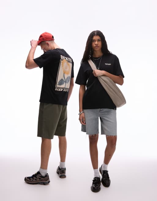 Dickies – Svart t-shirt med solrostryck baktill - endast hos ASOS, 2 av 4