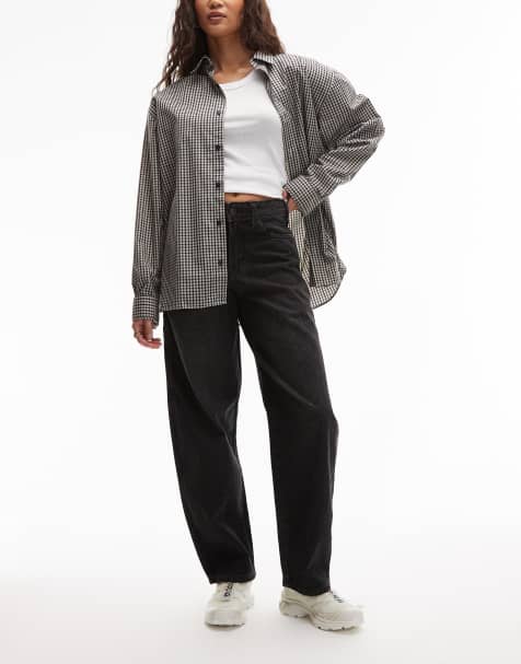 Dickies – Svarta, tvättade och avsmalnande arbetsjeans med ledig passform - view 1