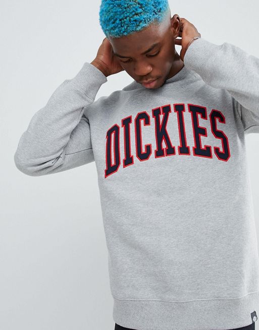 Dickies sweat with arch logo in grey