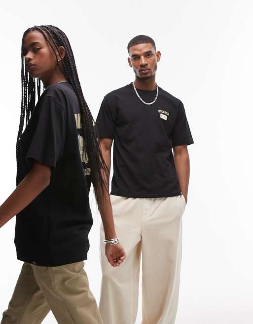 Dickies - T-shirt met 'Service Crew'-print op de achterkant in zwart, 2 van 4