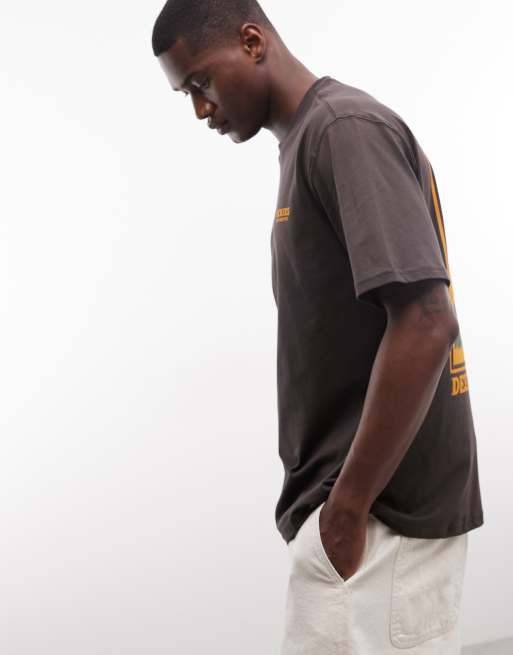 Dickies - T-shirt met zonnebloemprint op de achterkant in bruin, exclusief bij ASOS, 4 van 5