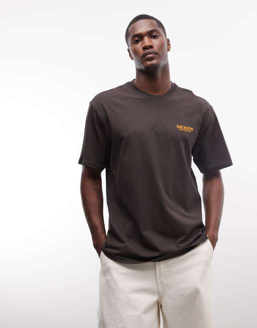 Dickies - T-shirt met zonnebloemprint op de achterkant in bruin, exclusief bij ASOS, 5 van 5