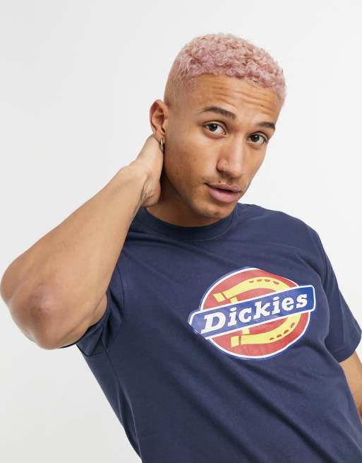 Dickies T Shirt Mit Kultigem Hufeisen Logo In Marineblau Asos