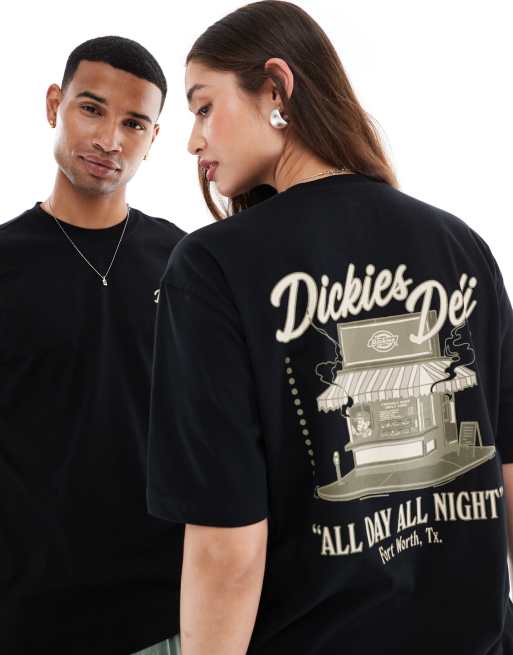 Dickies - T-shirt nera con stampa “Deli” sul retro - In esclusiva per ASOS, 2 di 4