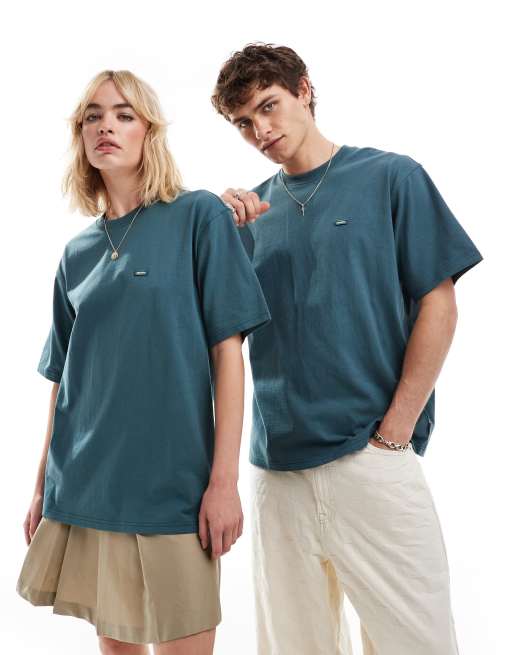 Dickies - T-shirt van zware stof met korte mouwen in donkergroen