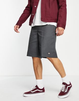 Dickies Tailored 13 inch shorts in grey  - ASOS Price Checker