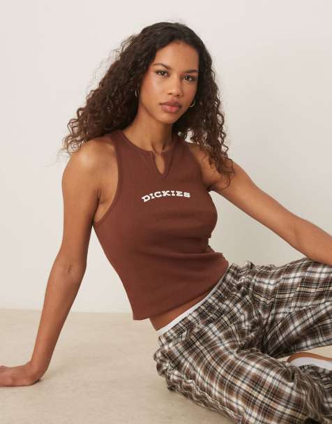 Dickies tank top in brown - view 1