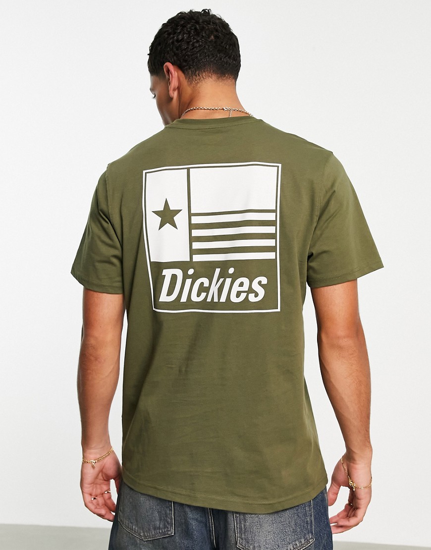 Dickies Taylor back print T-shirt in military green