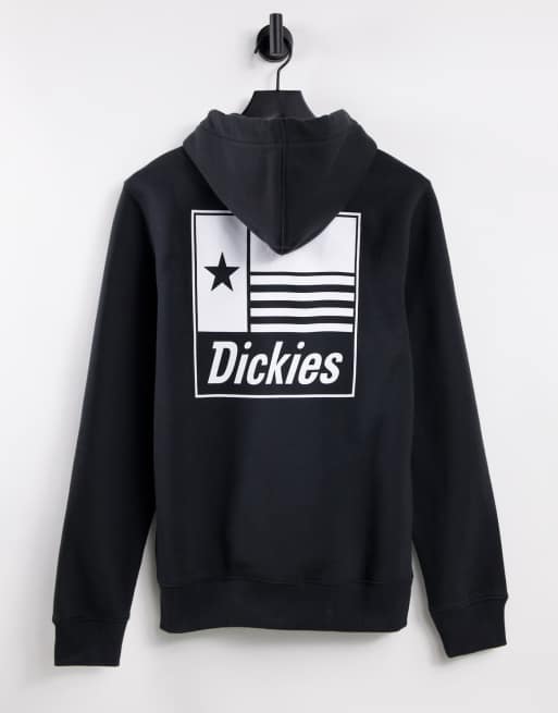 Dickies - Taylor - Sweat à capuche à imprimé au dos - Noir | ASOS