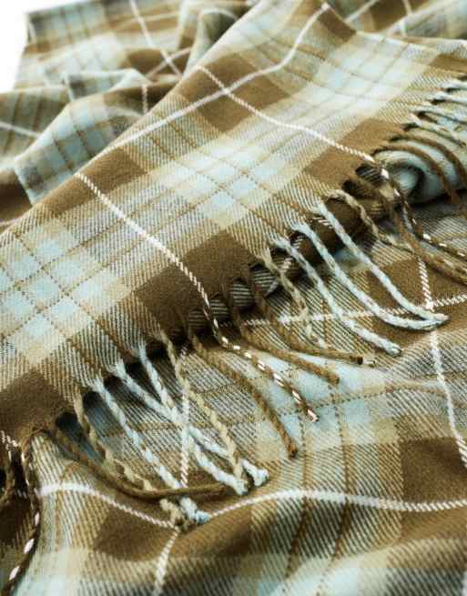 Dickies - Ternet halstørklæde i offwhite og brun, 4 af 4
