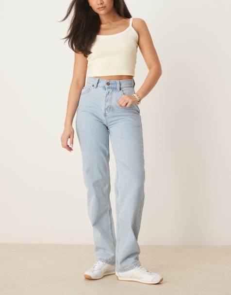 Dickies – Thomasville – Denim-Jeans in Blau mit hohem Bund und lockerem Schnitt - view 1