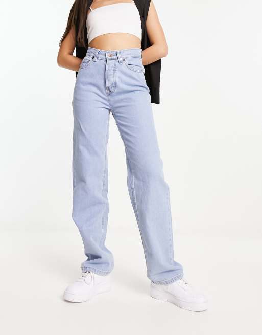 Dickies – Thomasville – Denim-Jeans in Vintage-Blau mit hohem Bund und lockerem Schnitt