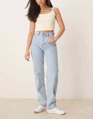 Pantalon Palazzo Femme En Jean - Large, Taille élastique, Style Baggy Décontracté - 14