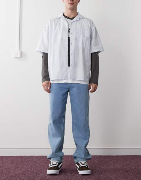 Dickies - Thomasville - Lyseblå jeans i denim i afslappet pasform - view 1