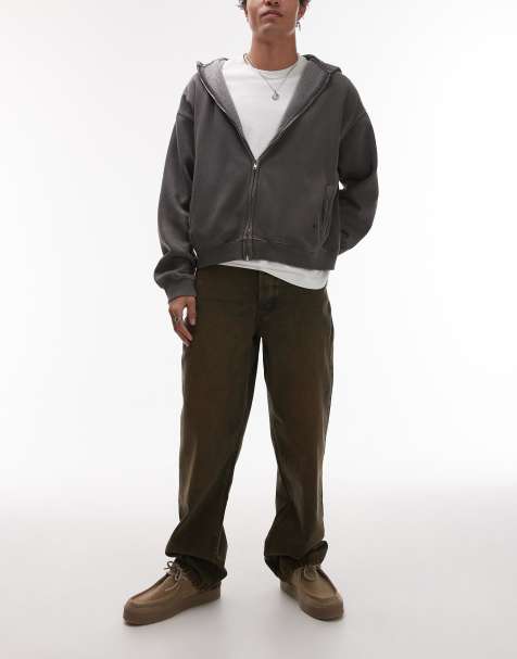 Dickies - Thomasville - Ruimvallende denim jeans in indigo met bruine tint - view 1