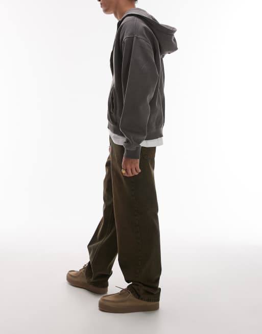 Dickies - Thomasville - Ruimvallende denim jeans in indigo met bruine tint, 2 van 5
