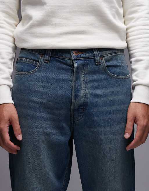 Dickies - Thomasville - Ruimvallende denim jeans in kaki blauw, 5 van 5