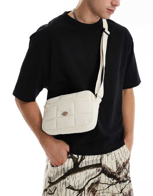 Dickies - Thorsby - Borsa shopping trapuntata bianco sporco