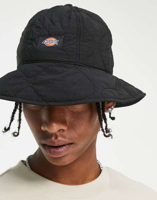 Dickies Addison Black Bucket Hat  Outfits with hats, Mens bucket hats,  Hats for men