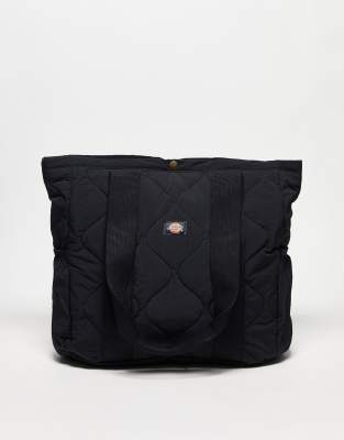 Dickies thorsby quilted tote bag in black - ASOS Price Checker