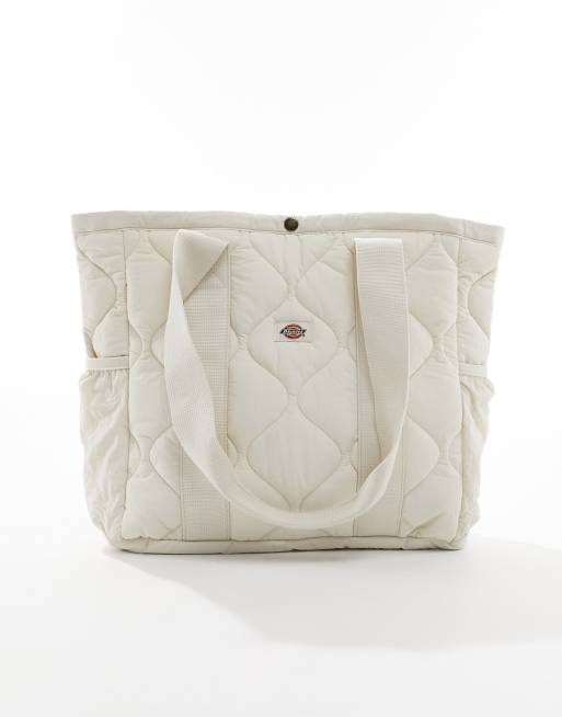 Dickies – Thorsby – Pikowana torba typu tote w kamiennobezowym kolorze, 2 z 4