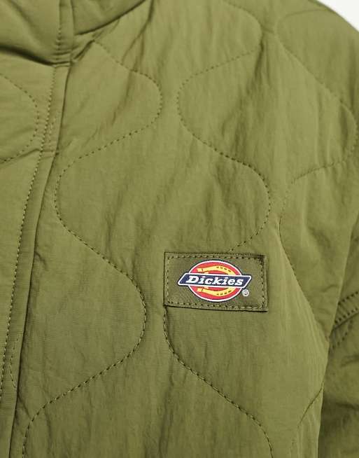 Dickies thorsby quilted liner jacket in green