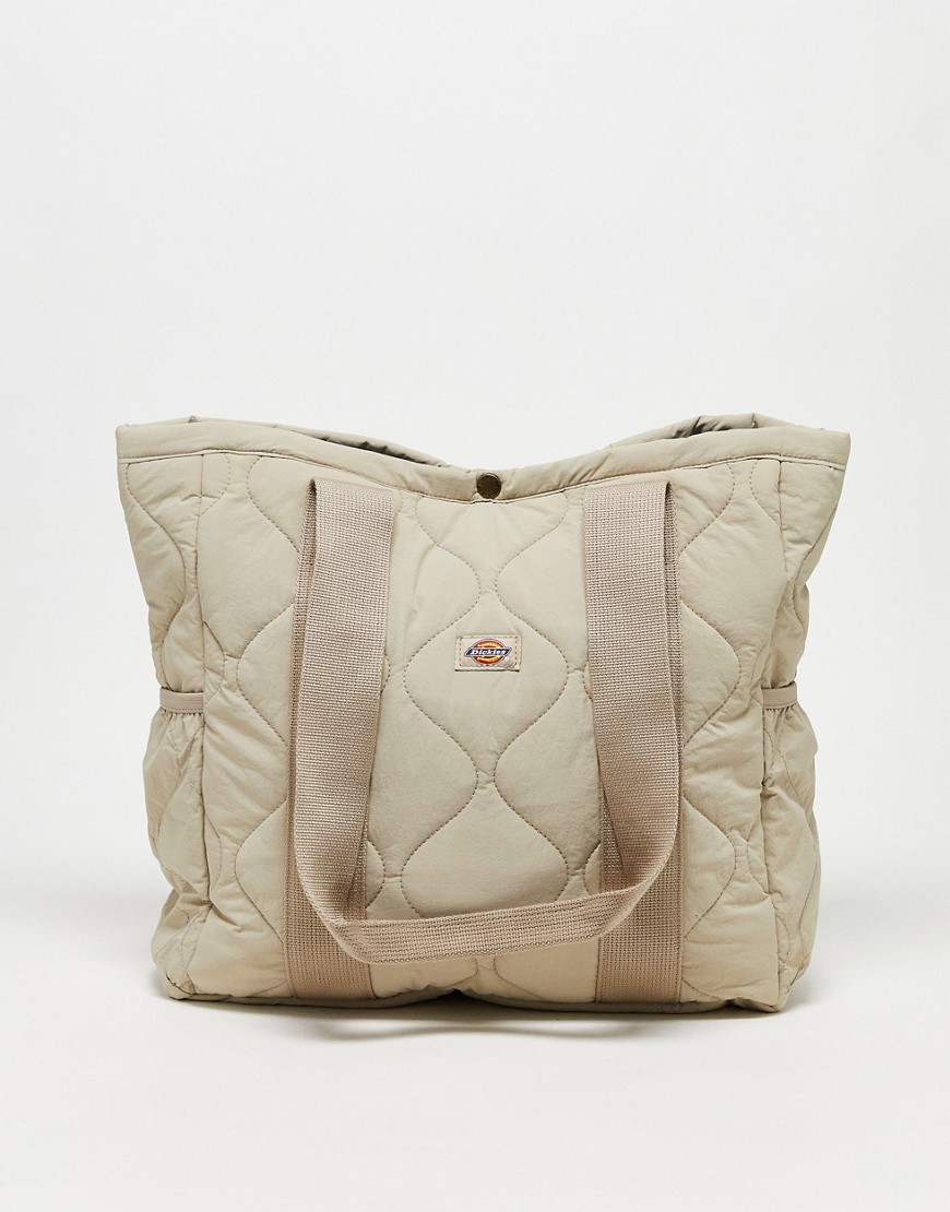 Dickies thorsby tote bag in sand-Neutral