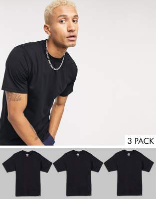Dickies Dickies three pack of t-shirts in black