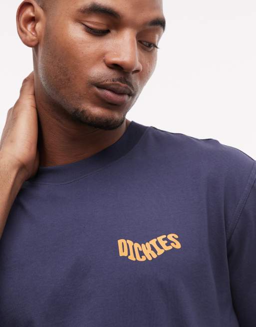 Dickies - Tipp City - T-shirt blu navy con stampa sul retro - In esclusiva per ASOS, 3 di 5