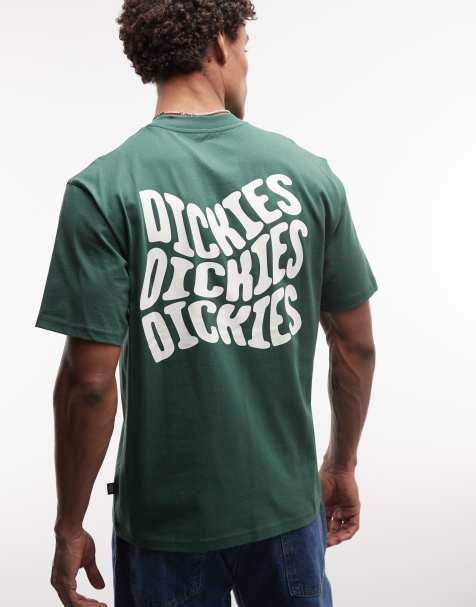 Dickies - Tipp City - T-shirt met print op de achterkant in donkergroen, exclusief bij ASOS - view 1