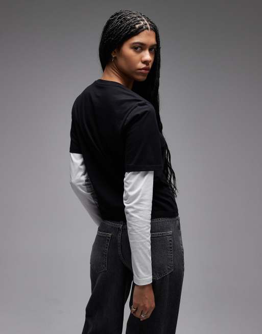 Dickies Torrey double layered t-shirt in black, 3 of 4