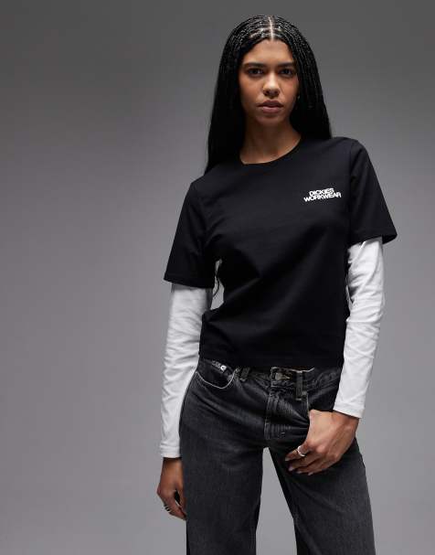 Dickies - Torrey - T-shirt a doppio strato nera - view 1
