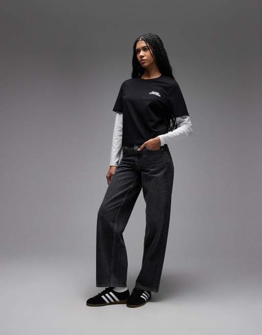 Dickies – Torrey – Zweilagiges T-Shirt in Schwarz, 2 von 4