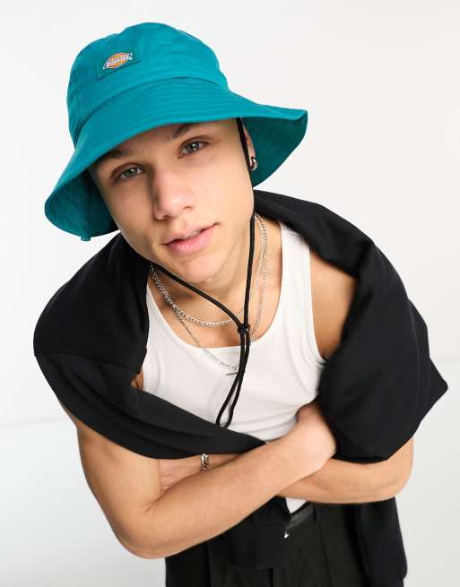 Dickies trail bucket hat in teal | ASOS