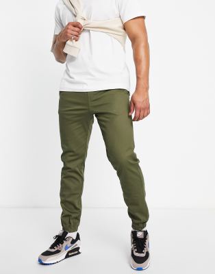 Dickies Twill joggers in khakli