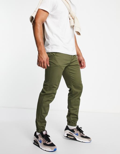 Dickies Twill joggers in khaki