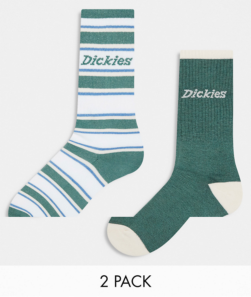 Dickies two pack glade spring socks in green