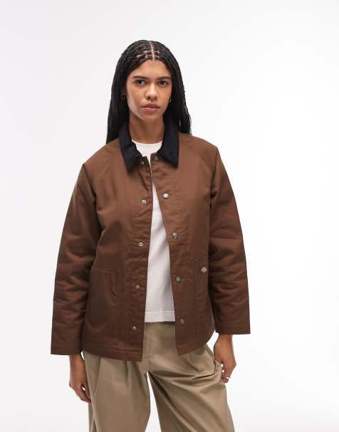 Dickies Union barn jacket in brown - view 1
