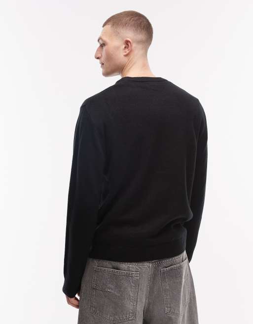 Dickies - Union - Jacquard sweater in zwart, 3 van 5