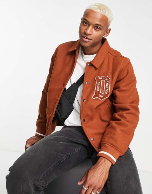 Dickies Union Springs jacket in brown 