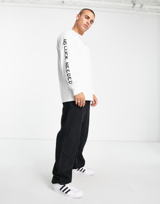  Dickies - Union Springs - Maglietta a maniche lunghe bianca , 4 di 4